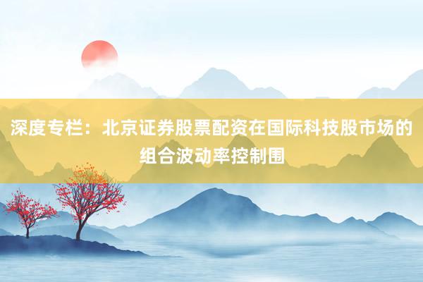 深度专栏：北京证券股票配资在国际科技股市场的组合波动率控制围