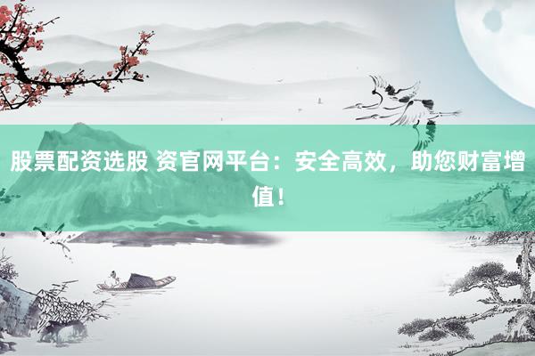 股票配资选股 资官网平台：安全高效，助您财富增值！